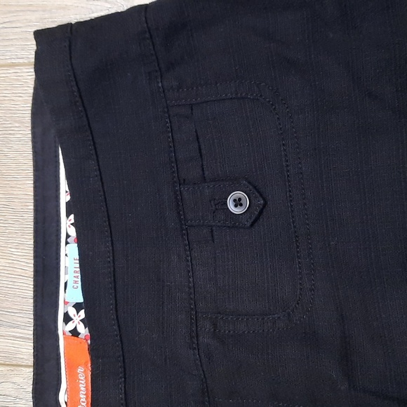 Cartonnier black Charlie Crop Flare pants, size 10 - Picture 4 of 11